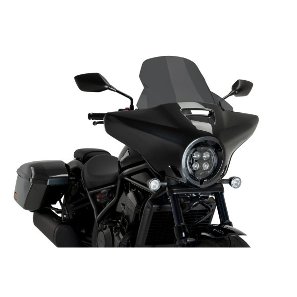 Puig Puig high-road screen for oem fairing | dark smoke | honda cmx1100t rebel 2023>current
